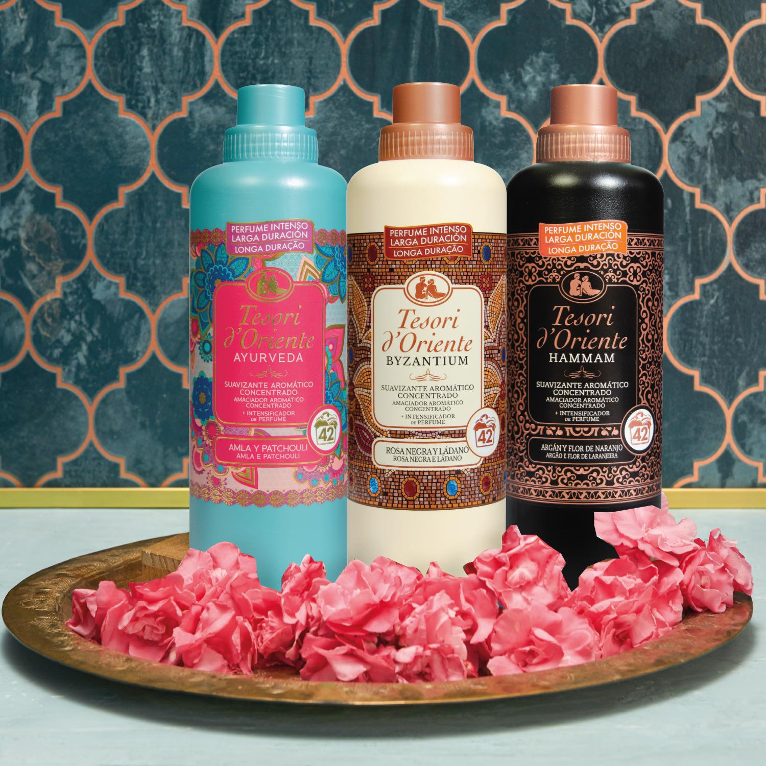 Suavizante aromático concentrado Ayurveda Tesori d'Oriente 42 lavados.