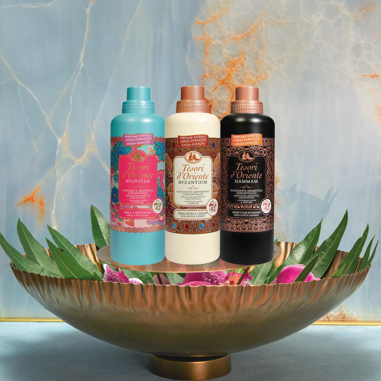 Suavizante aromático concentrado Ayurveda Tesori d'Oriente 42 lavados.