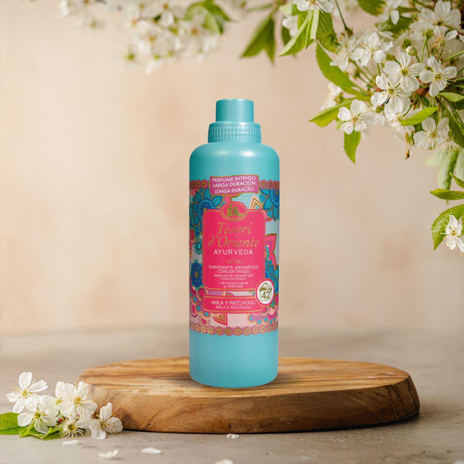 Suavizante aromático concentrado Ayurveda Tesori d'Oriente 42 lavados.