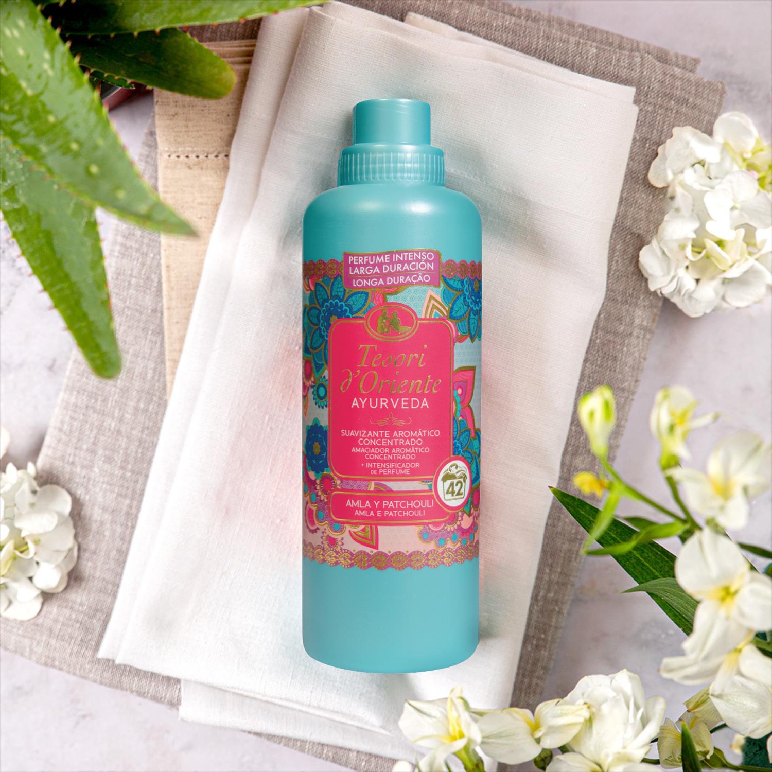 Suavizante aromático concentrado Ayurveda Tesori d'Oriente 42 lavados.