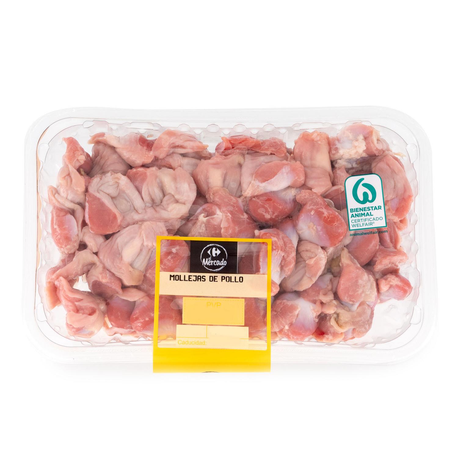 Mollejas de pollo Carrefour El Mercado 450 g aprox