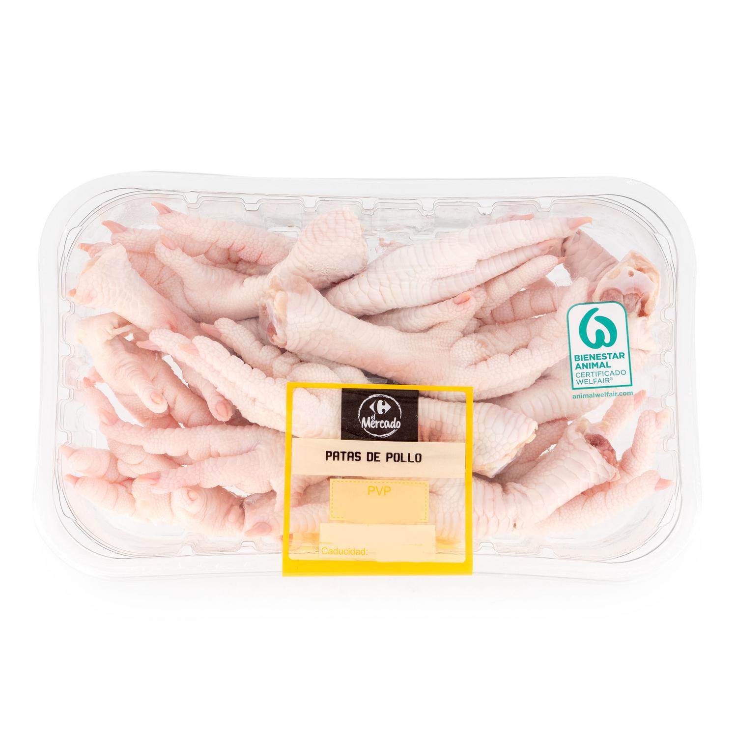 Patas de pollo Carreofur El Mercado 400 g aprox