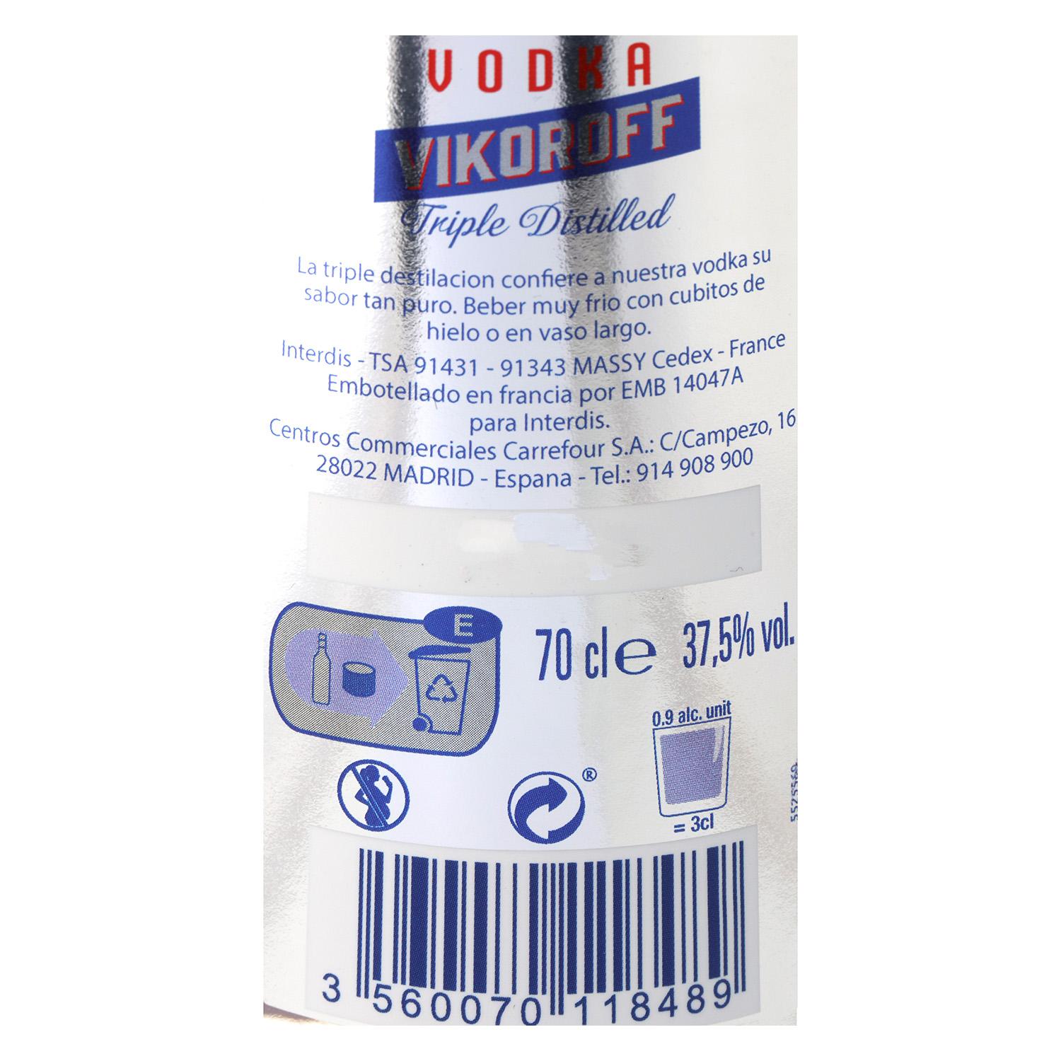 Vodka Vikoroff 70 cl.