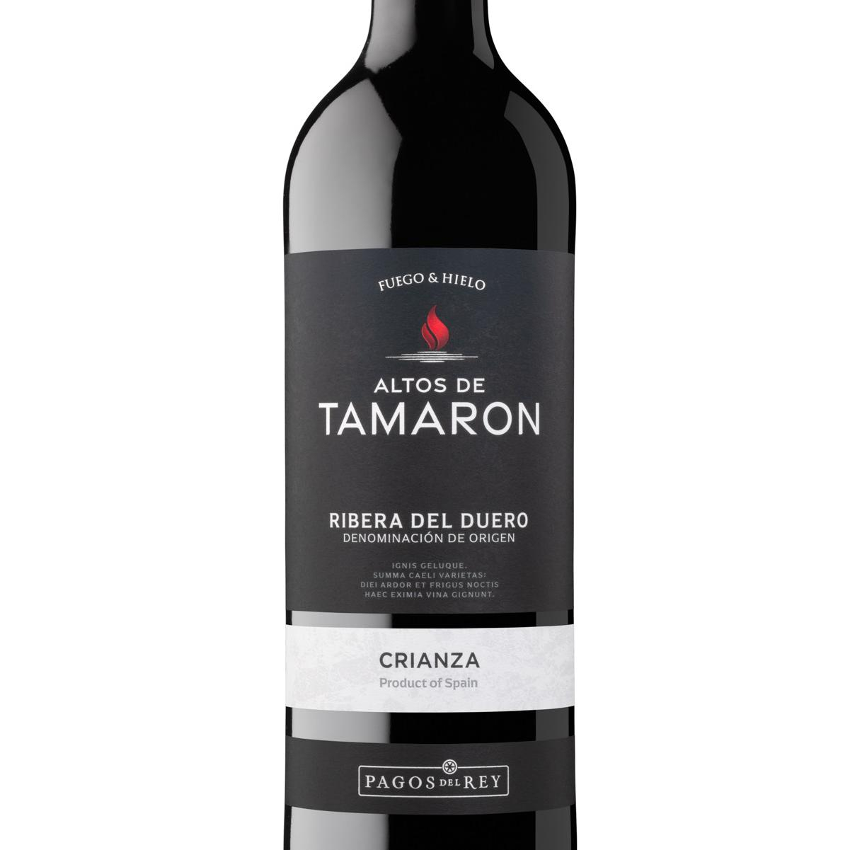 Vino tinto crianza tempranillo Altos de Tamarón D.O. Ribera del Duero 75 cl.