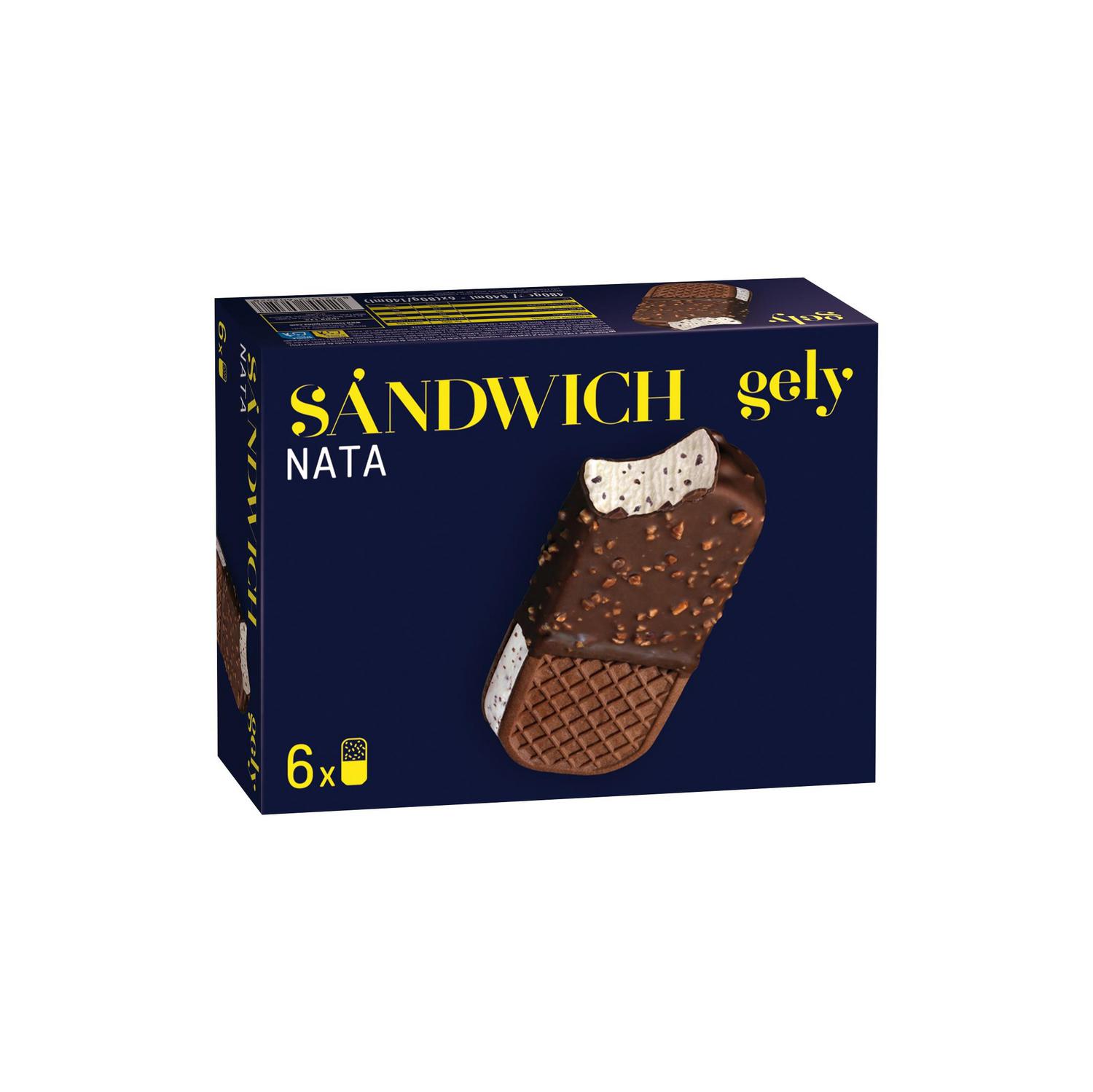 Sandwich nata super Gely 6 uds.