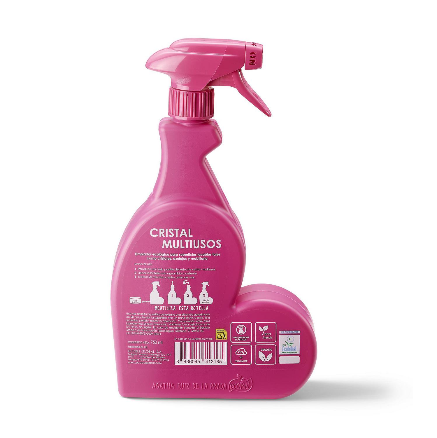 Multiusos en pistola cristal ecológico Ecobel Agatha Ruiz de la Prada 750 ml.