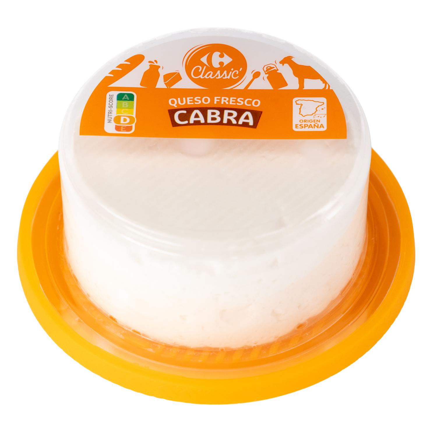 Queso fresco de cabra Carrefour Classic 250 g.