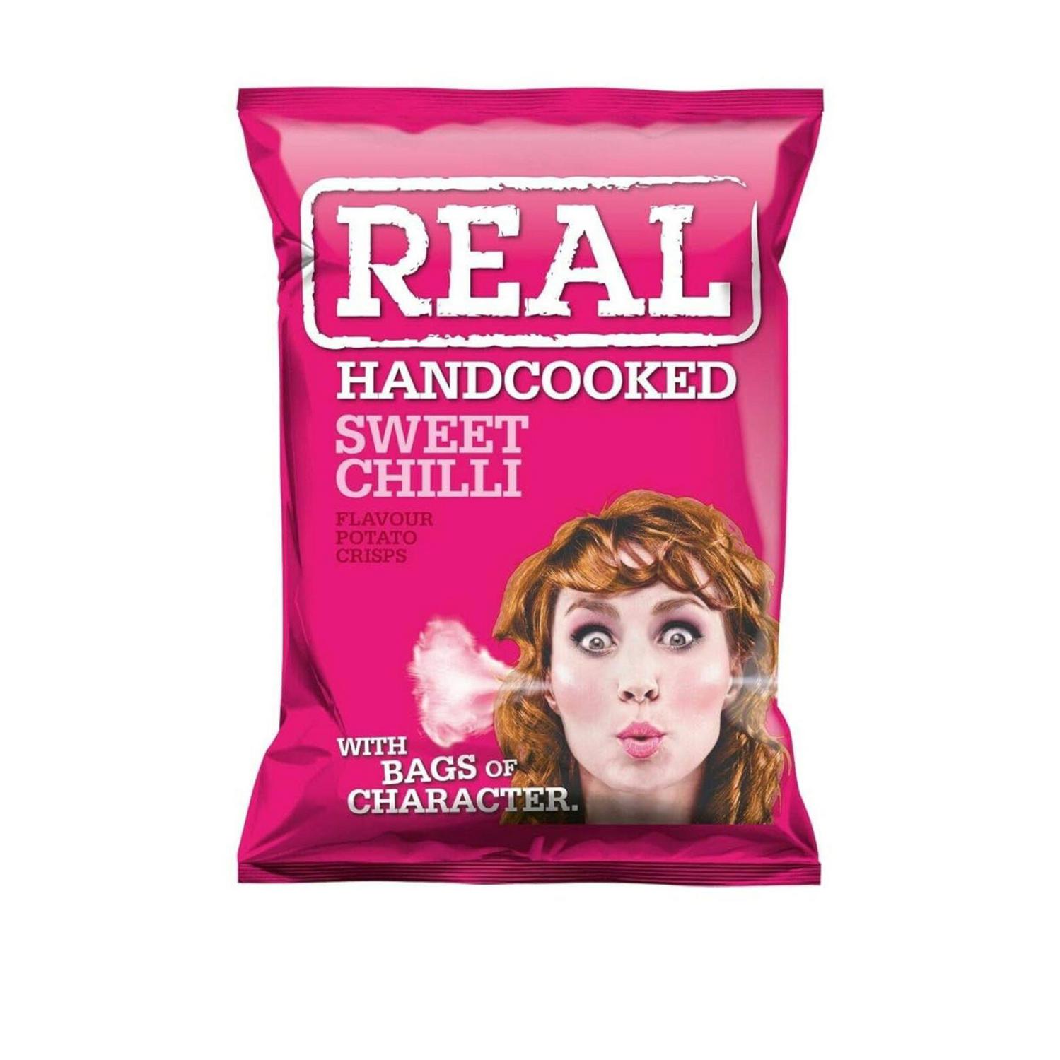Patatas fritas sweet chilli Real 150 g.