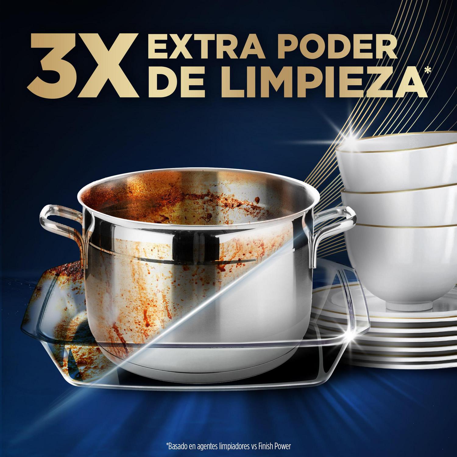Lavavajillas a máquina en pastillas fresh Ultimate Plus Finish 72 ud.
