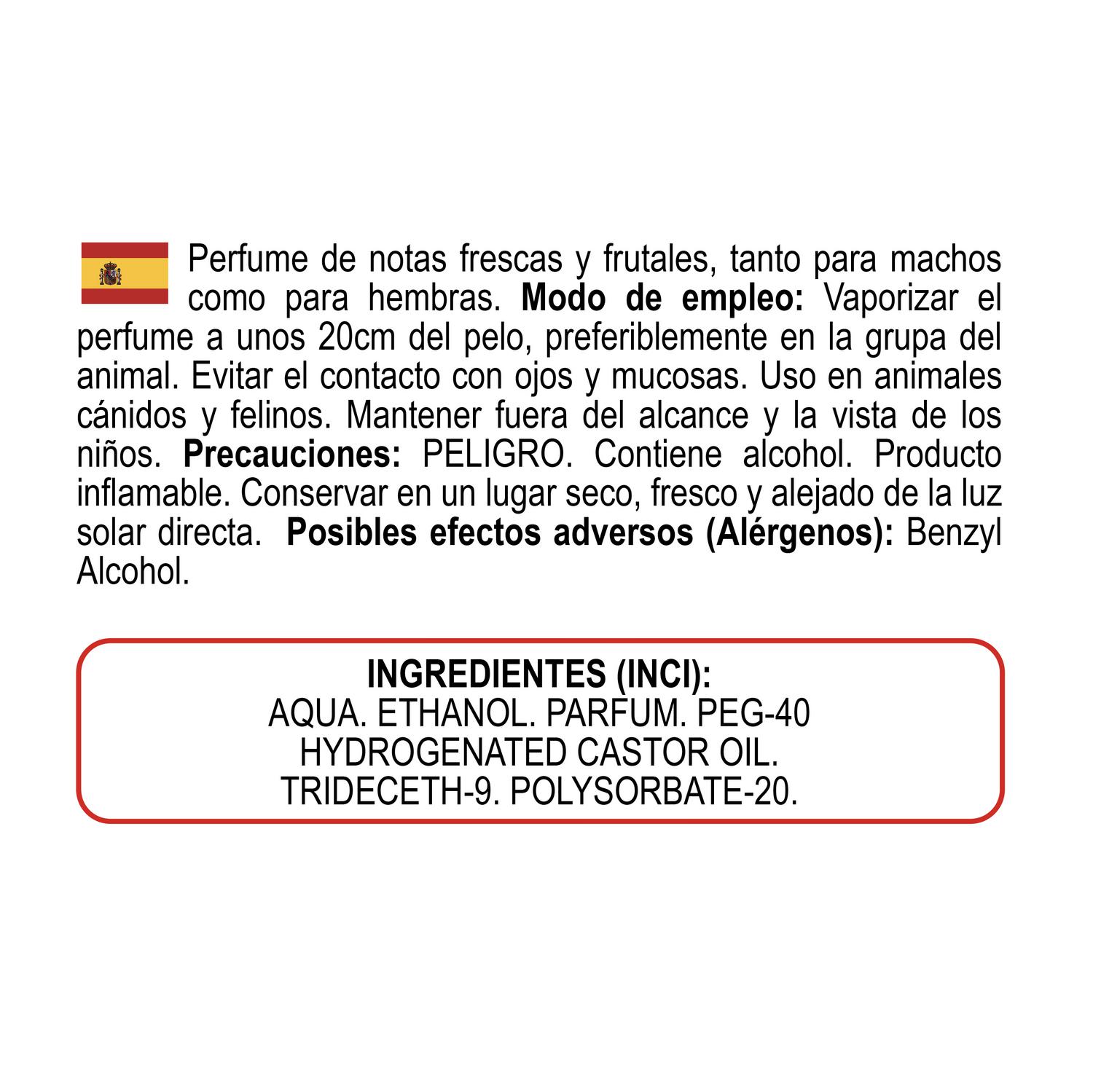 Perfume para perro de manzana Kimbo Tokio 80 ml