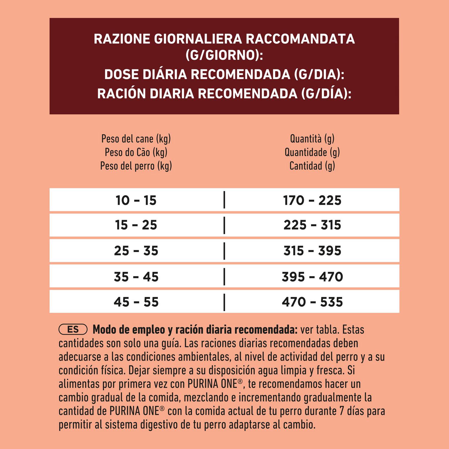 Pienso de salmón digestión delicada microbioma intestinal equilibrado para perro Purina One 2,5 kg