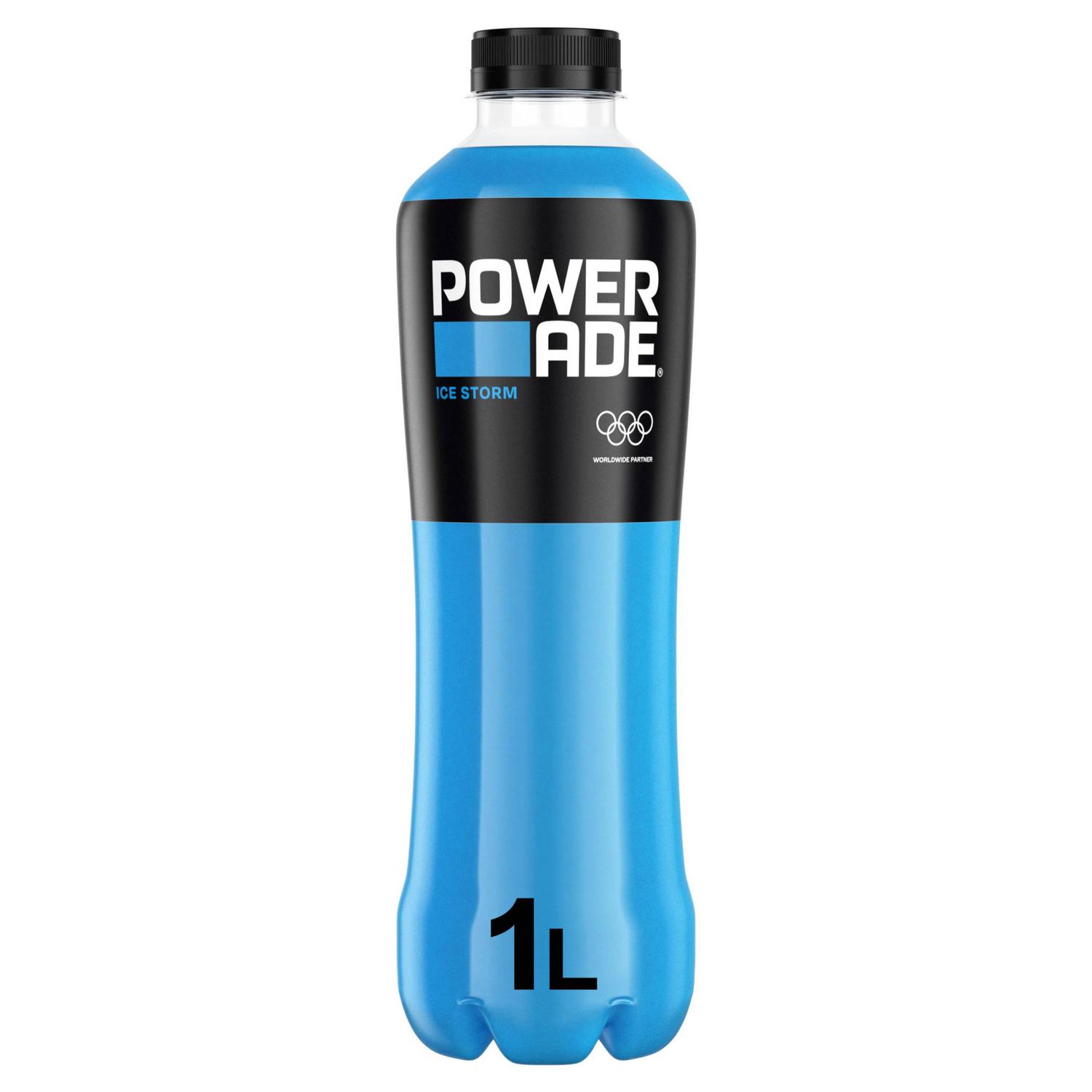 Powerade Ice Storm bebida isotónica botella 1 l.