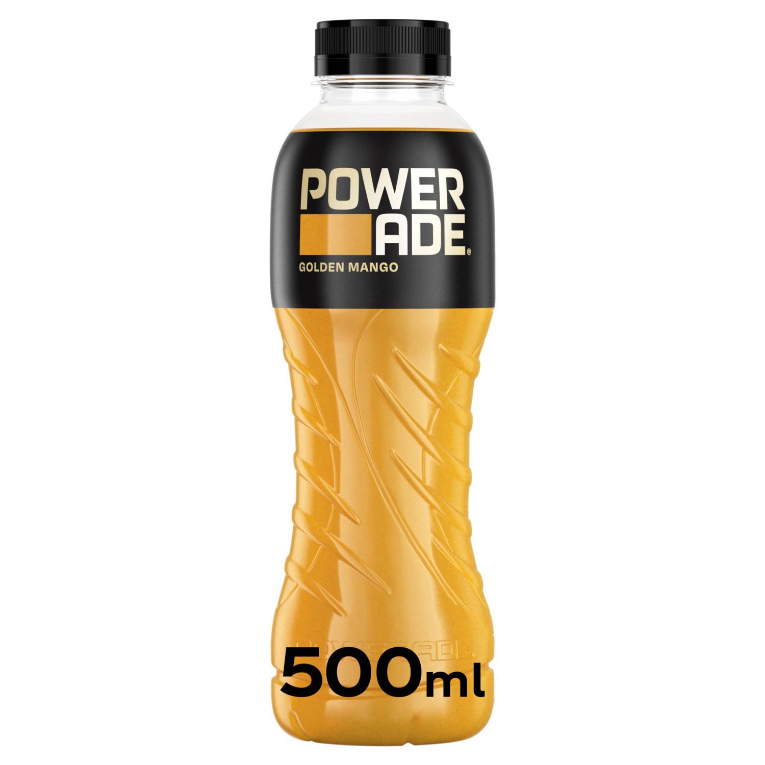 Powerade bebida isotónica sabor golden mango botella 50 cl.