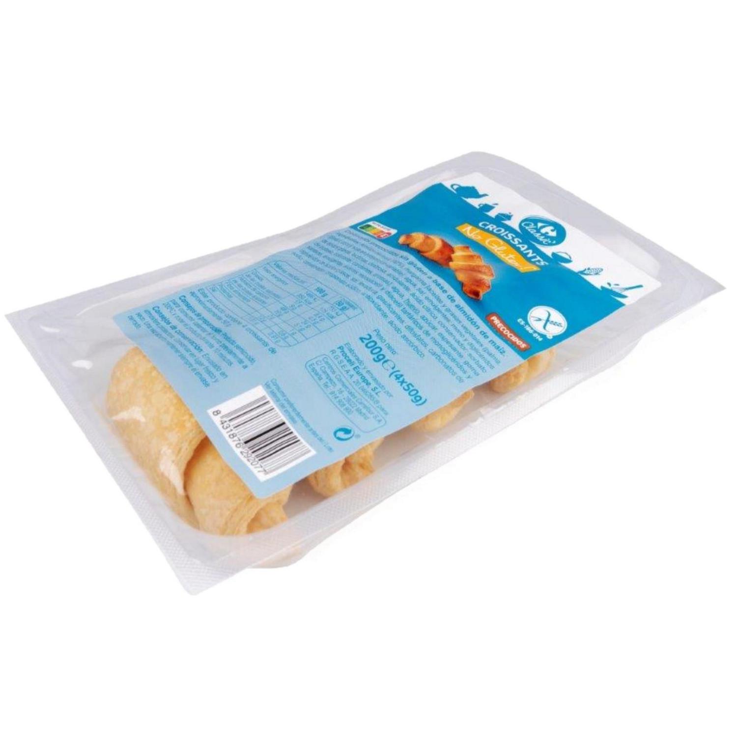 Croissant Classic Carrefour No Gluten sin gluten 200 g.