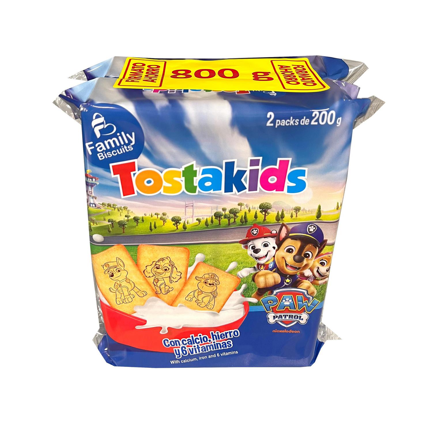 Galletas Tostakids 800 g.