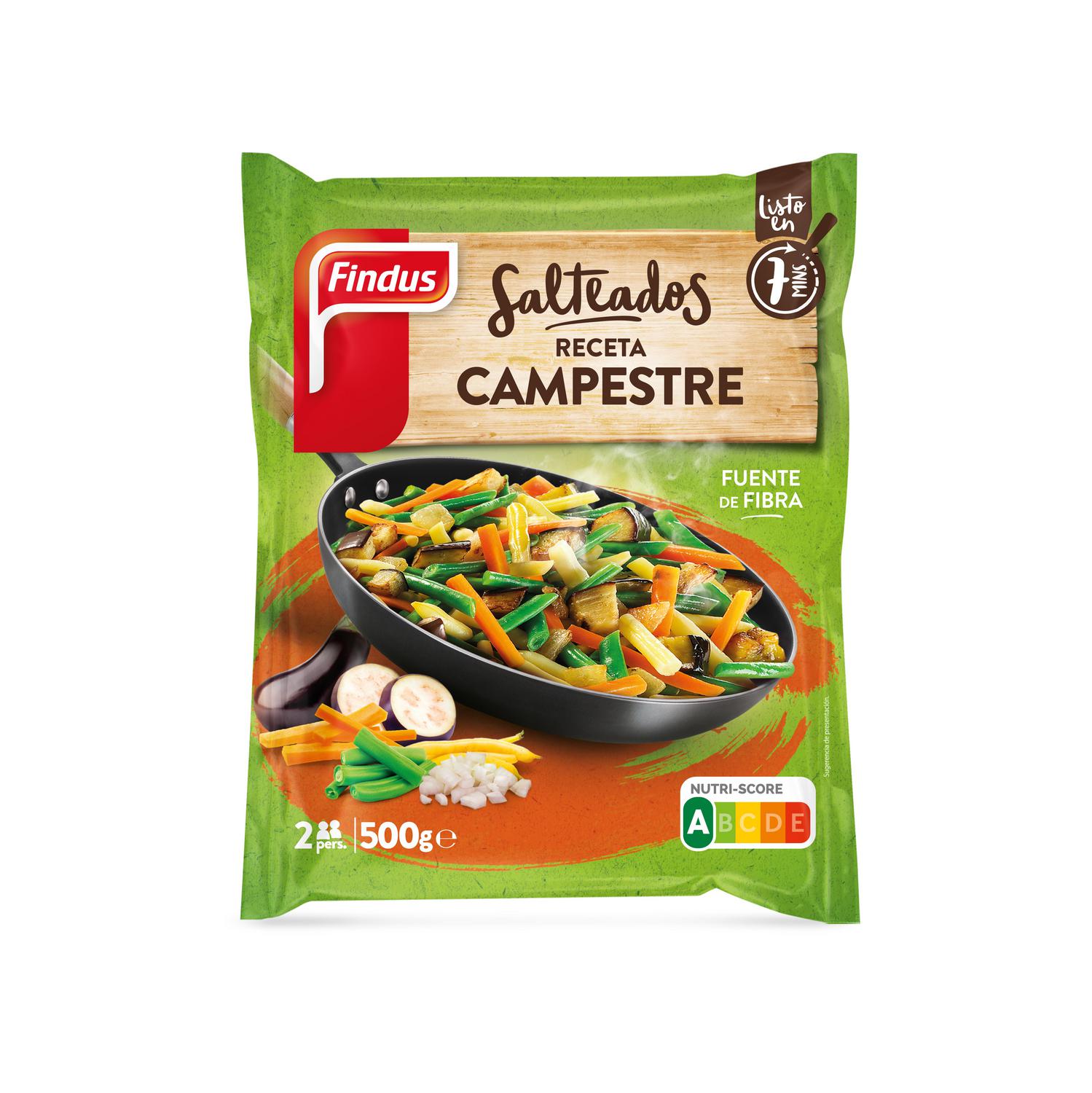Salteado de verduras receta campestre Findus-Salteados 500 g.