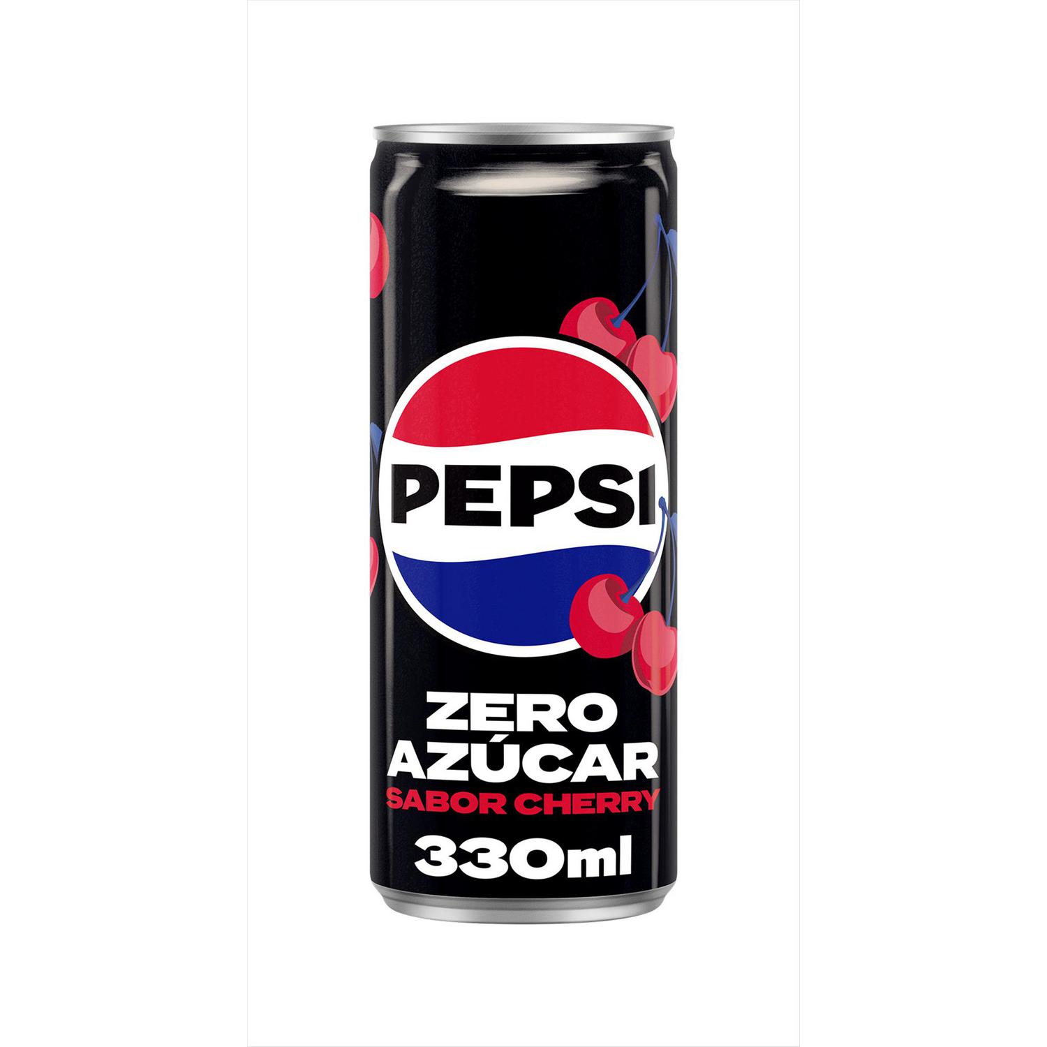 Pepsi zero azúcar cherry lata 33 cl.