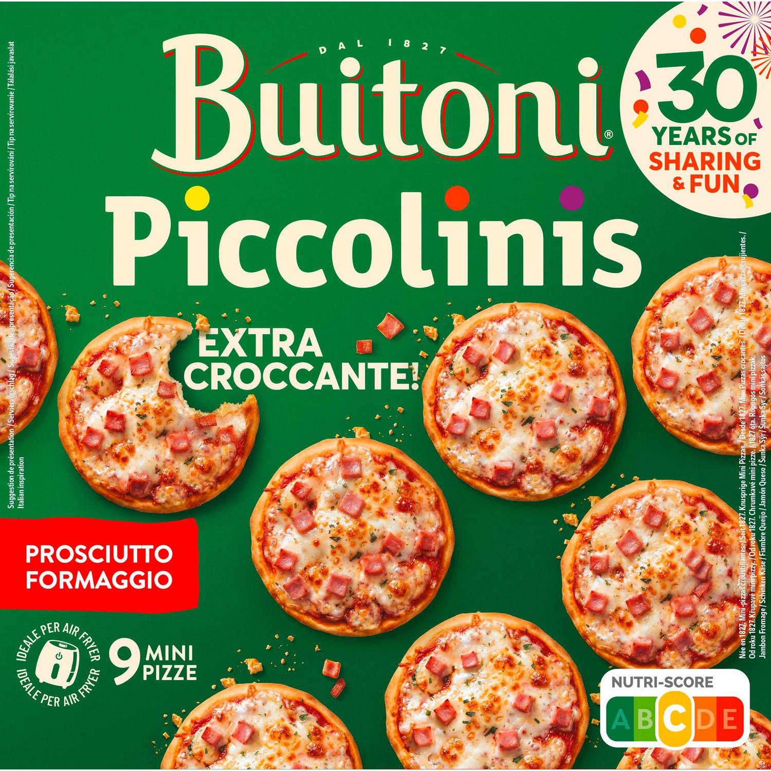 Piccolinis jamón y queso Buitoni 270 g.