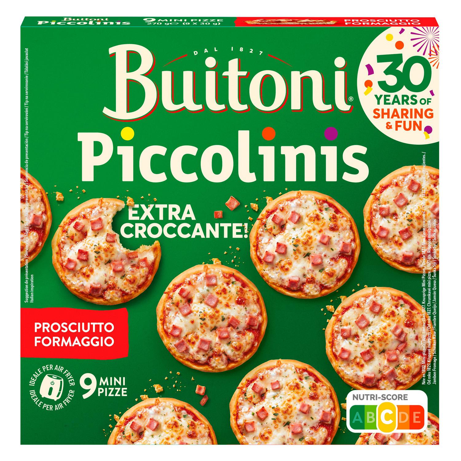 Piccolinis jamón y queso Buitoni 270 g.