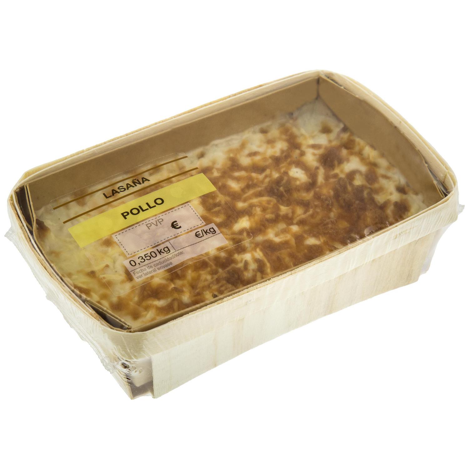 Lasaña de pollo gratinada 350 g