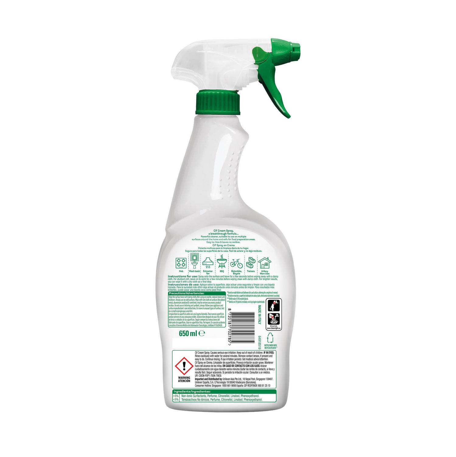 Limpidor en crema original Cif 650 ml.