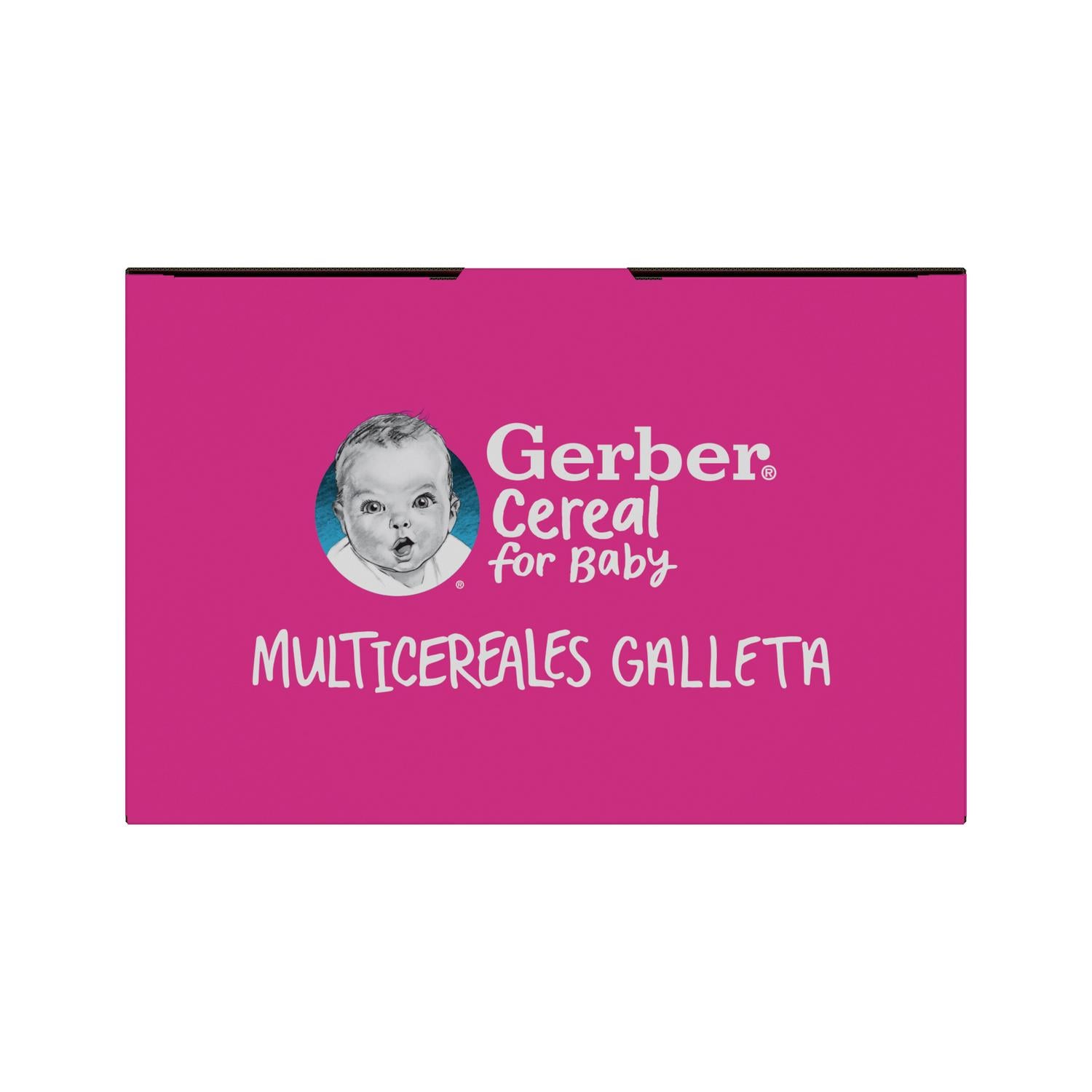 Papilla infantil desde 6 meses Gerber multicereales galleta sin azúcar añadido 510 g.