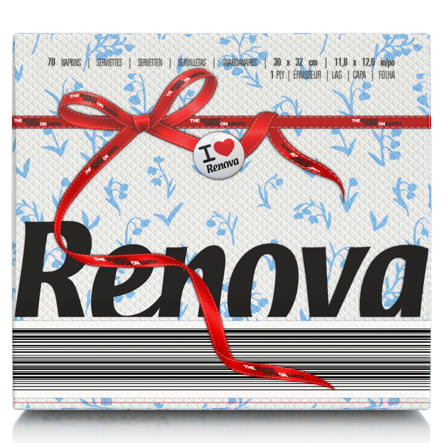 Servilletas de 1 capa de papel 30x32 cm 70 unid.
