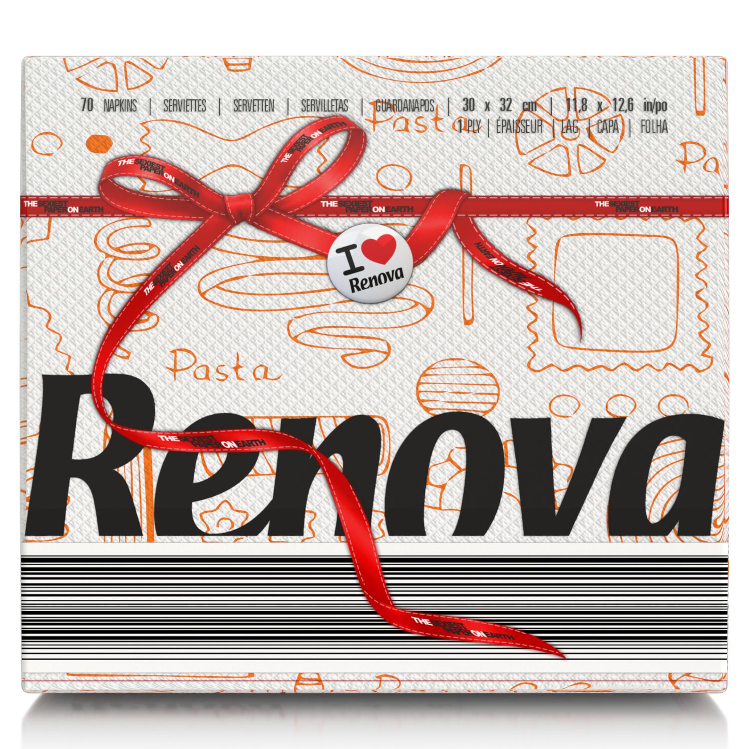 Servilletas de 1 capa de papel 30x32 cm 70 unid.