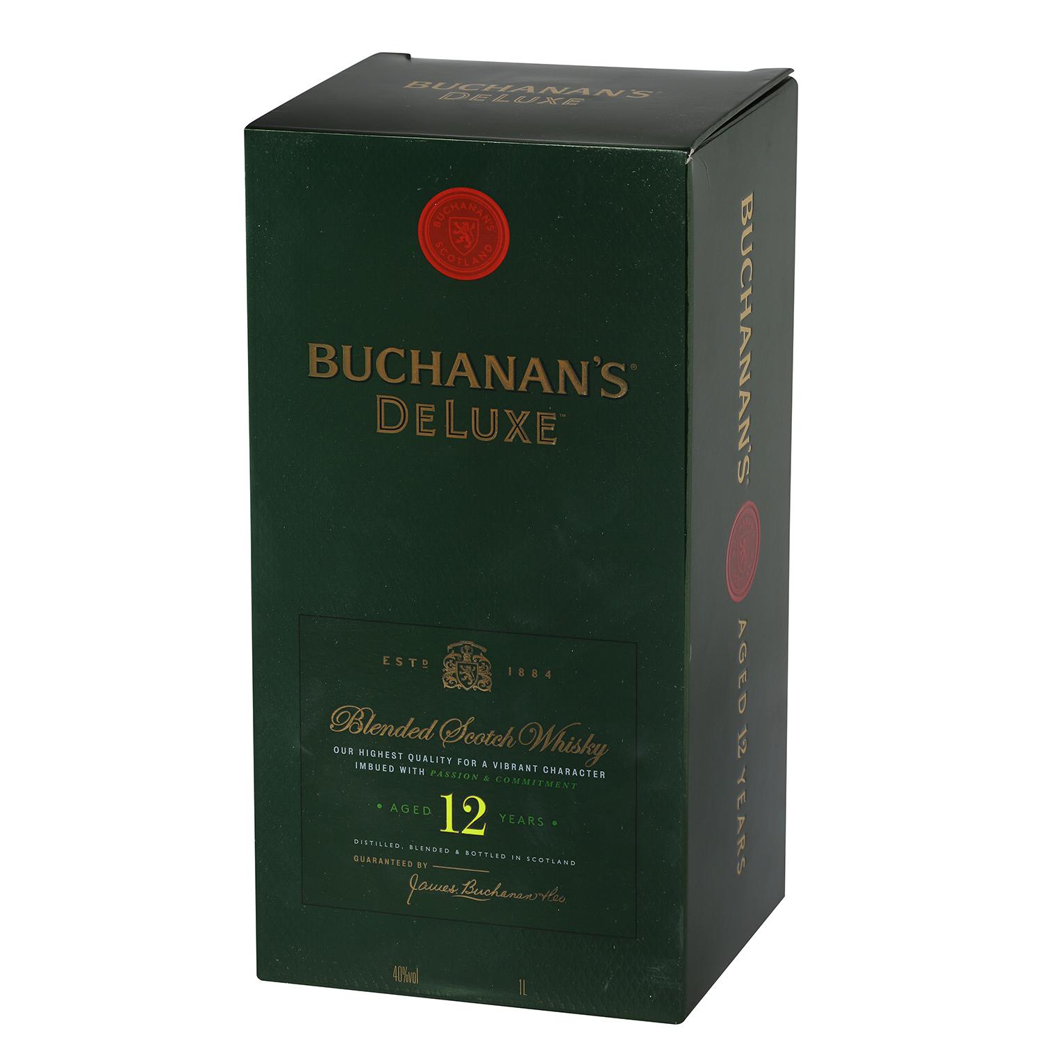 Whisky Buchanan's escocés deluxe 12 años 1 l.