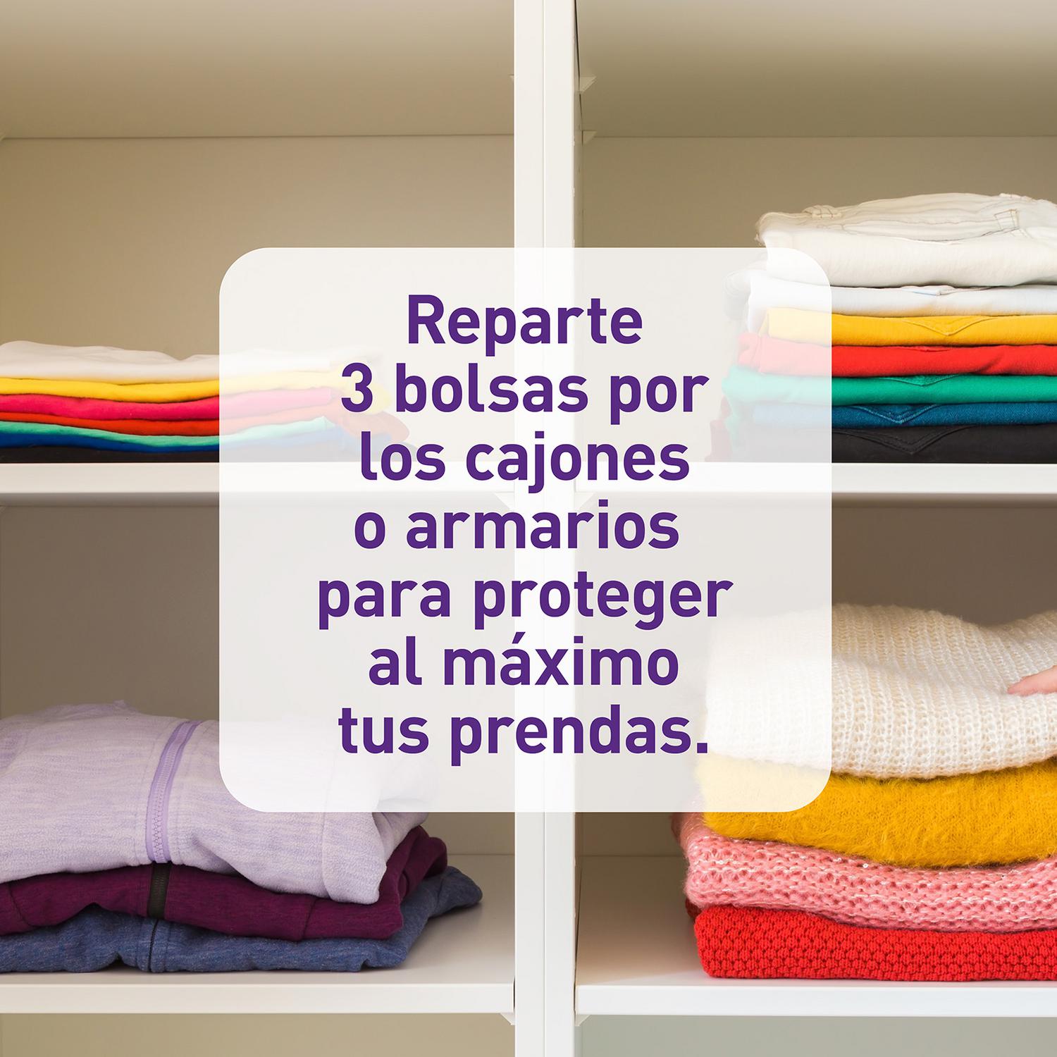 Bolsas antipolillas aroma lavanda fresca Orion 20 ud.