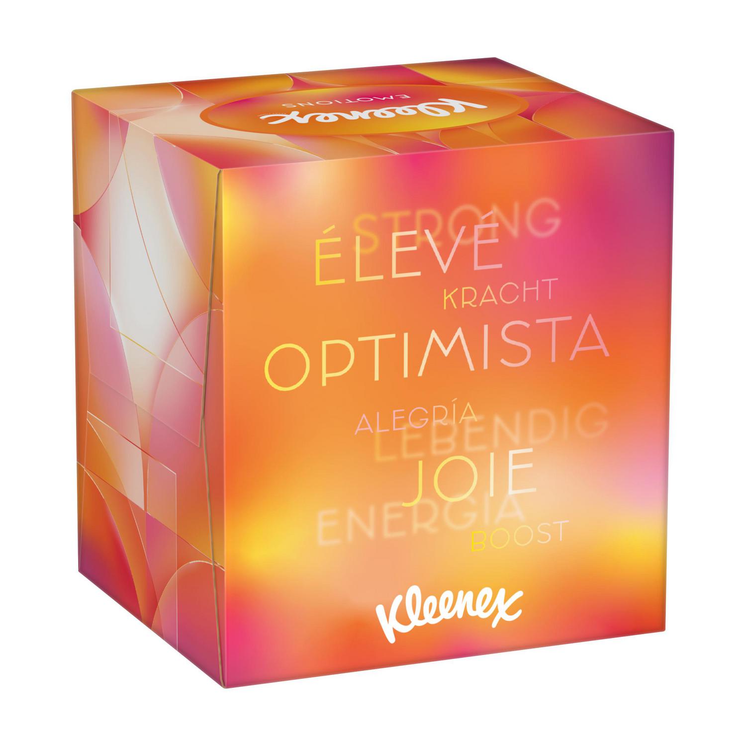 Pañuelos cubo Collection Kleenex caja de 48 ud.