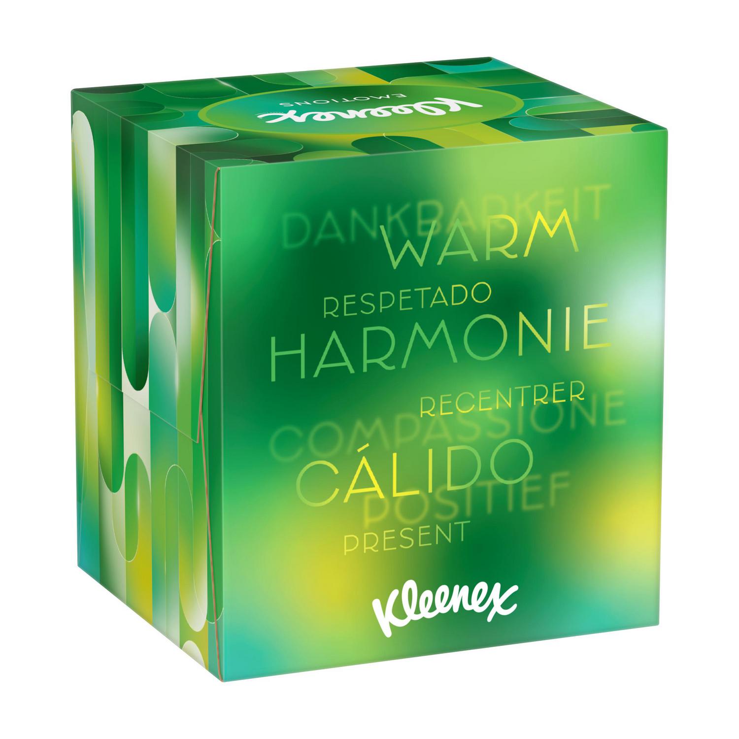 Pañuelos cubo Collection Kleenex caja de 48 ud.
