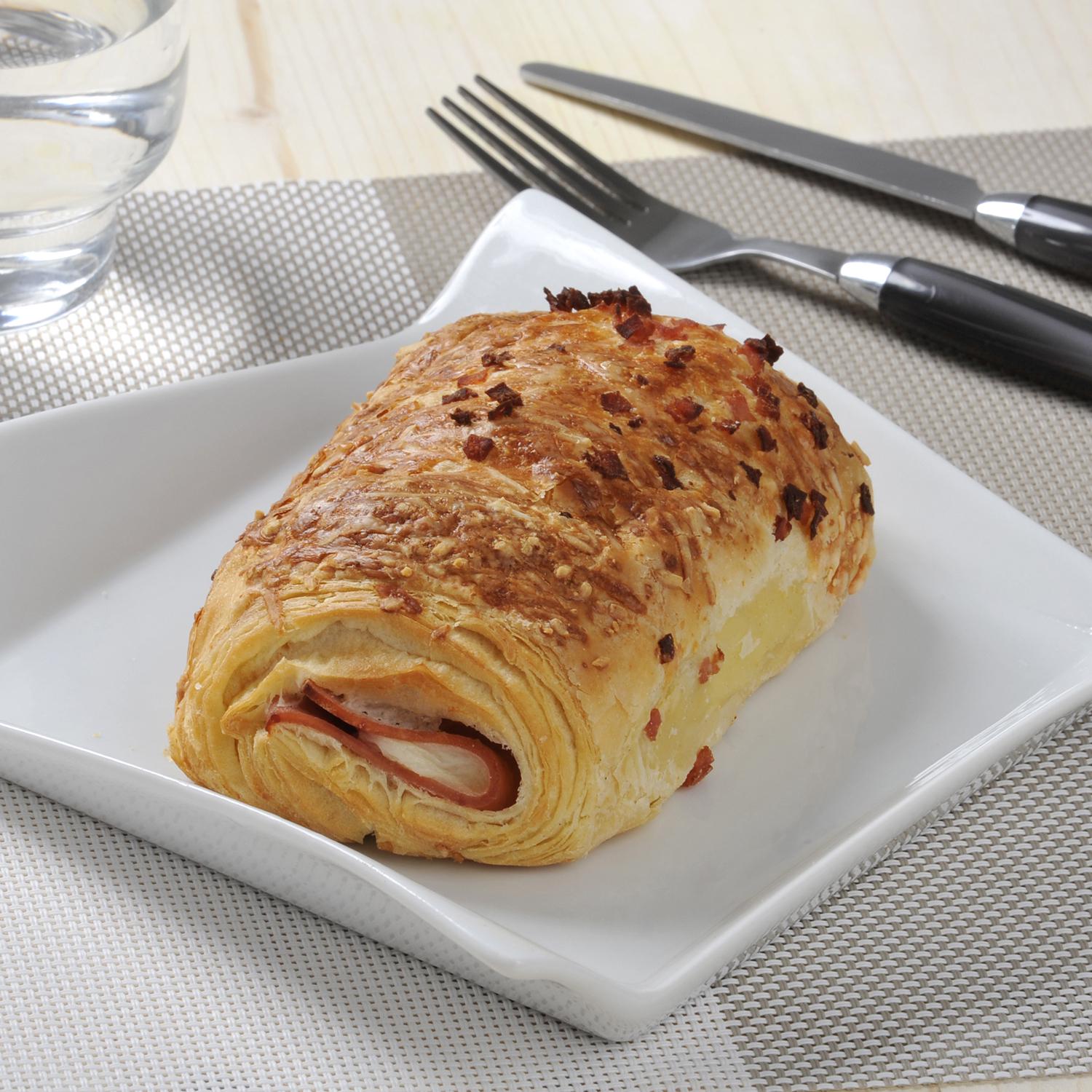 Napolitana de jamón y queso 2 ud