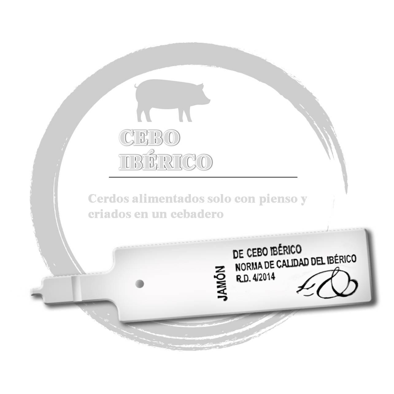 Paleta de cebo ibérica curada 50% raza ibérica semideshuesada Serie Oro ElPozo pieza 4,5 kg aprox