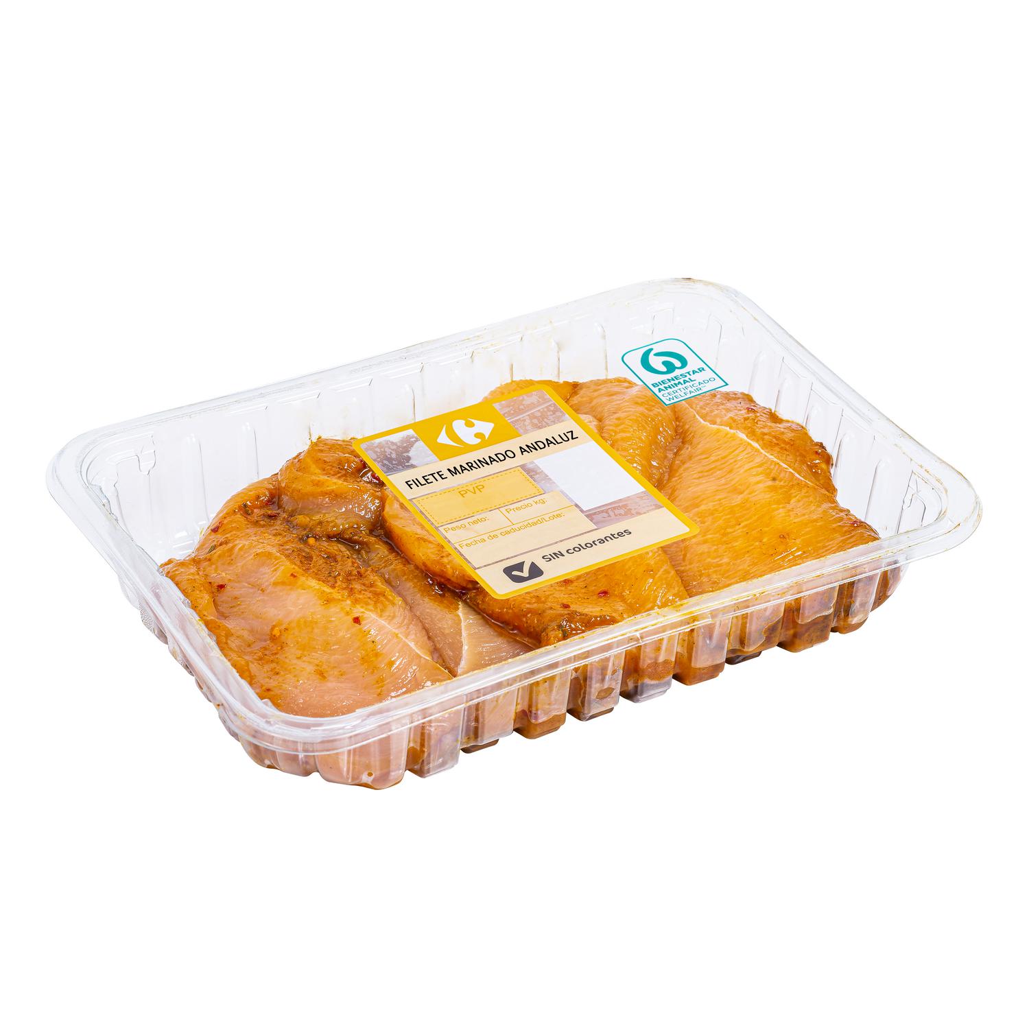 Pechuga de Pollo Marinada al estilo Andaluz Carrefour 500 g apox