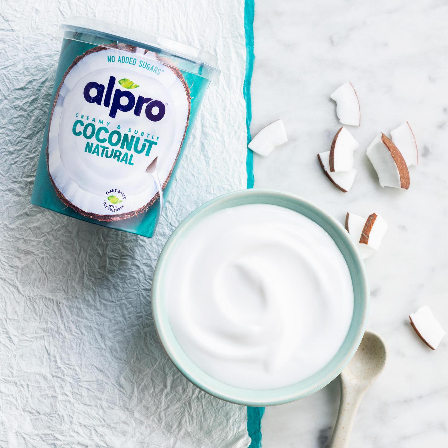 Preparado de coco natural Alpro sin gluten y sin lactosa 350 g.