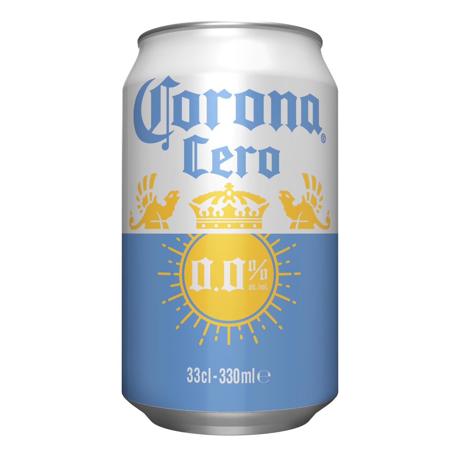 Cerveza Corona Cero 0,0 alcohol lata 33 cl.