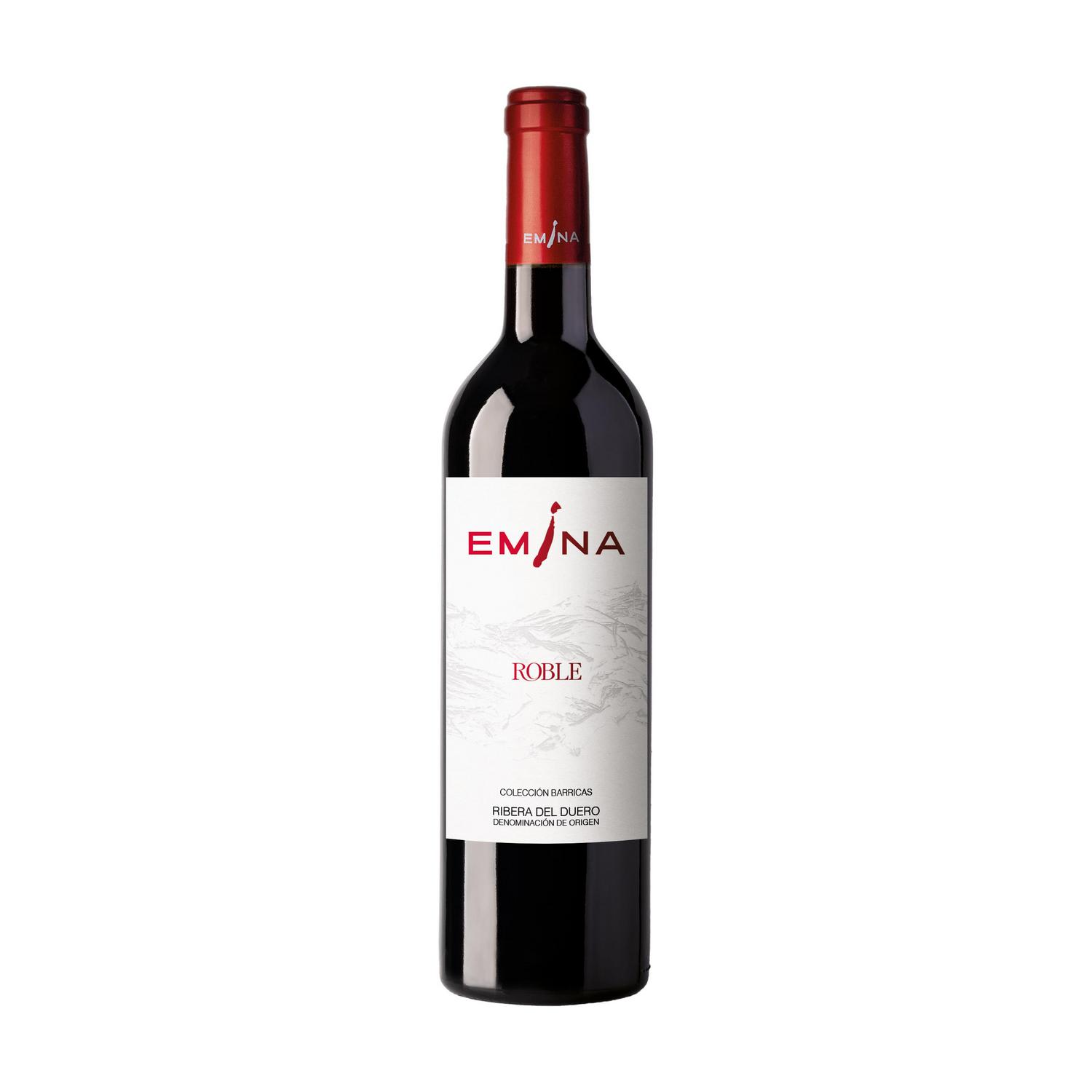 Vino tinto roble tempranillo Emina D.O. Ribera del Duero 75 cl.