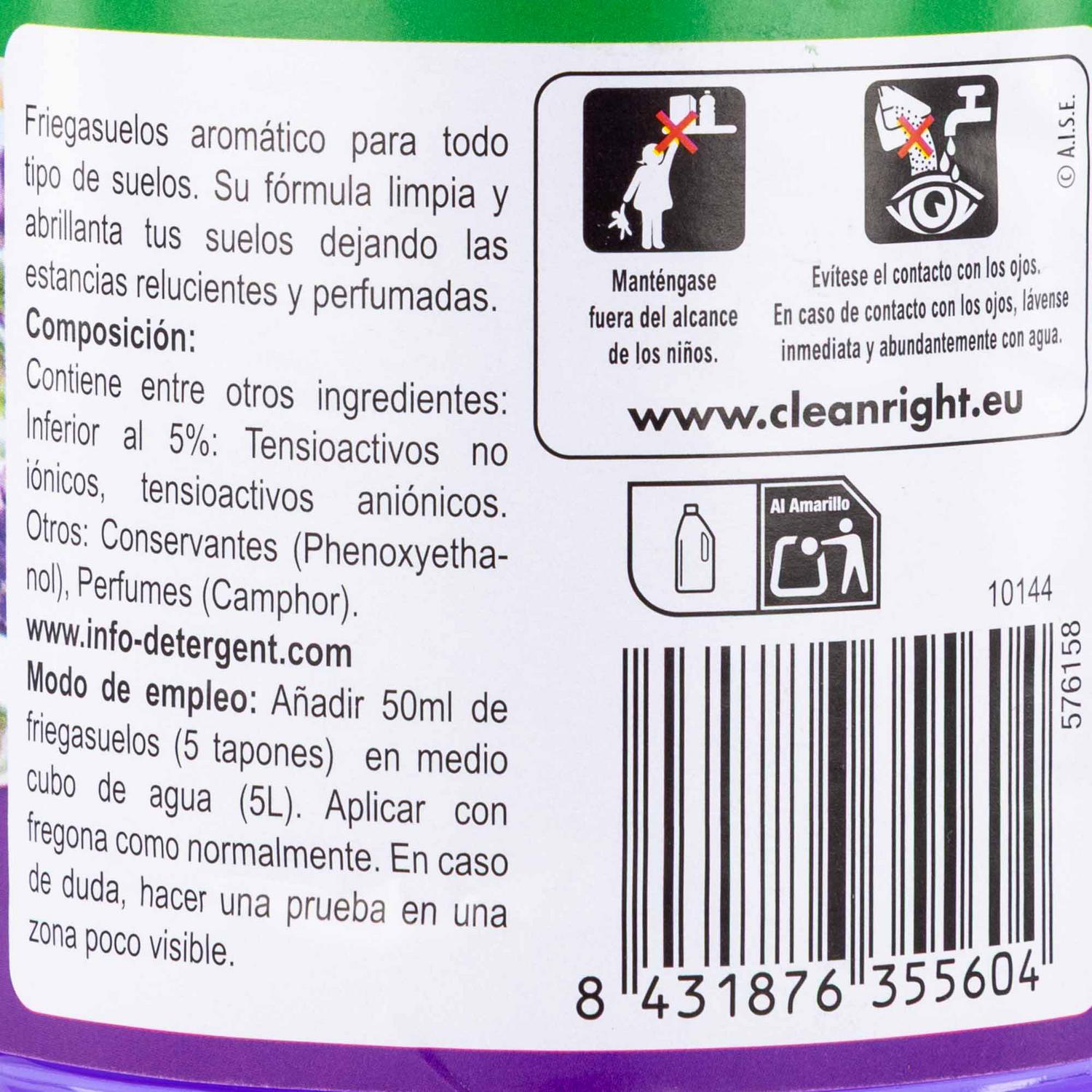 Fiegasuelos concentrado lavanda Carrefour Essential  1,5 l.