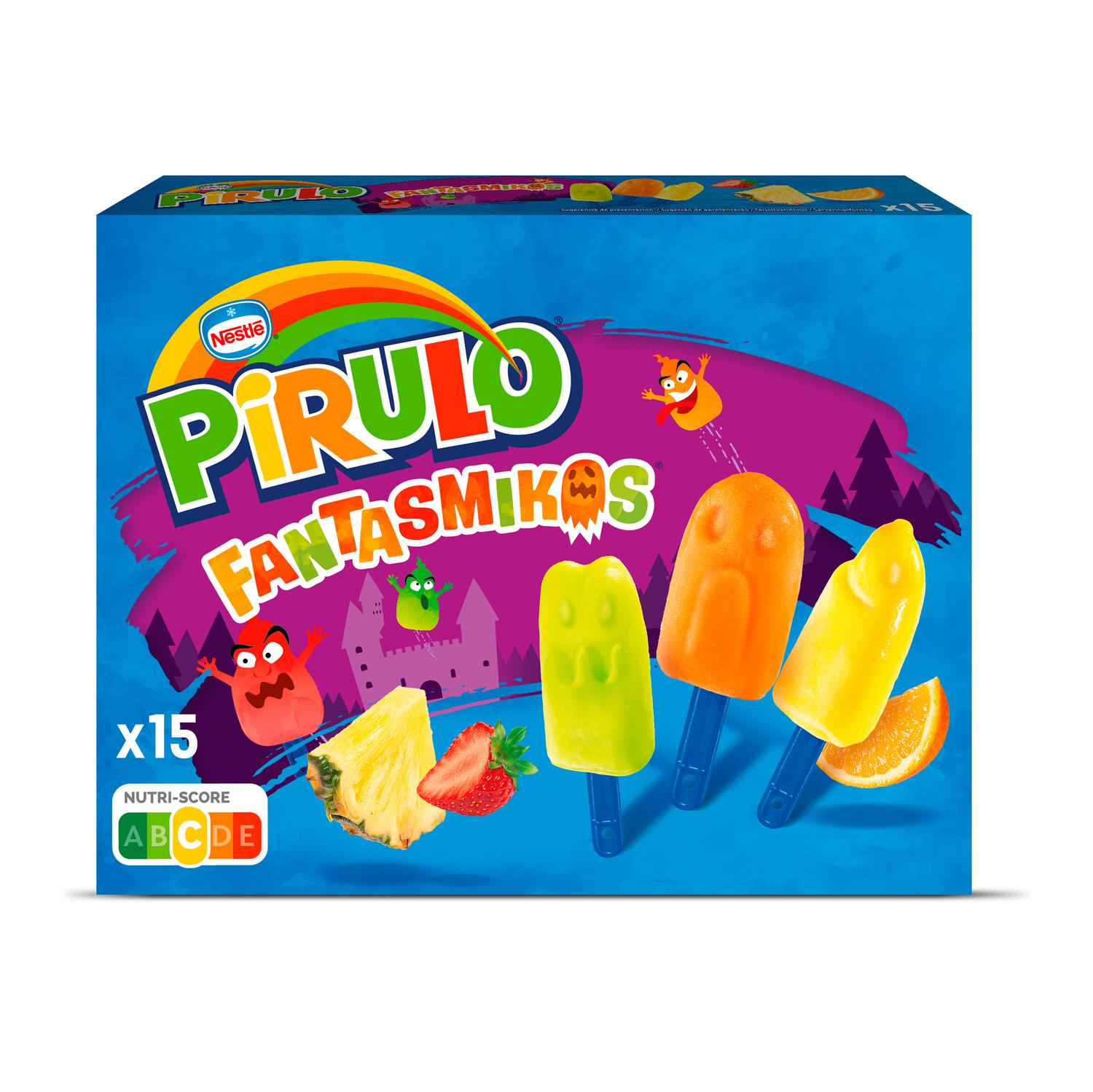 Helado Pirulo Fantasmikos Nestlé sin gluten 15 ud.