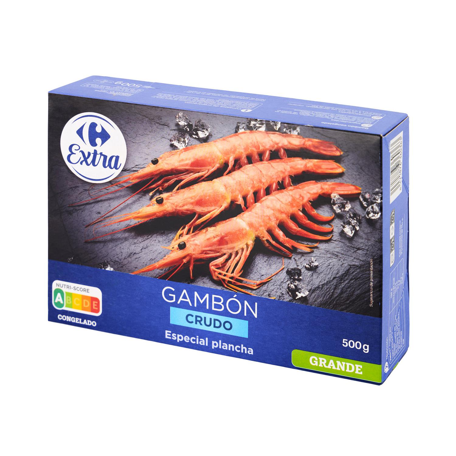 Gambón entero congelado Carrefour Extra 500 g.
