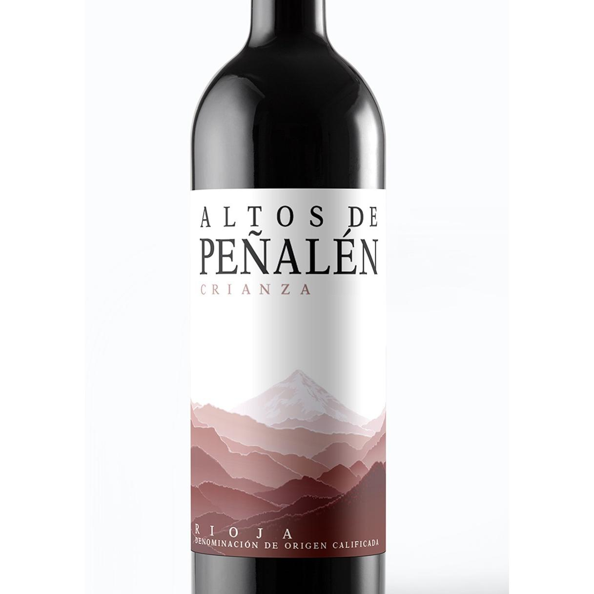 Vino tinto crianza tempranillo Altos de Peñalen D.O.Ca Rioja 75 cl.