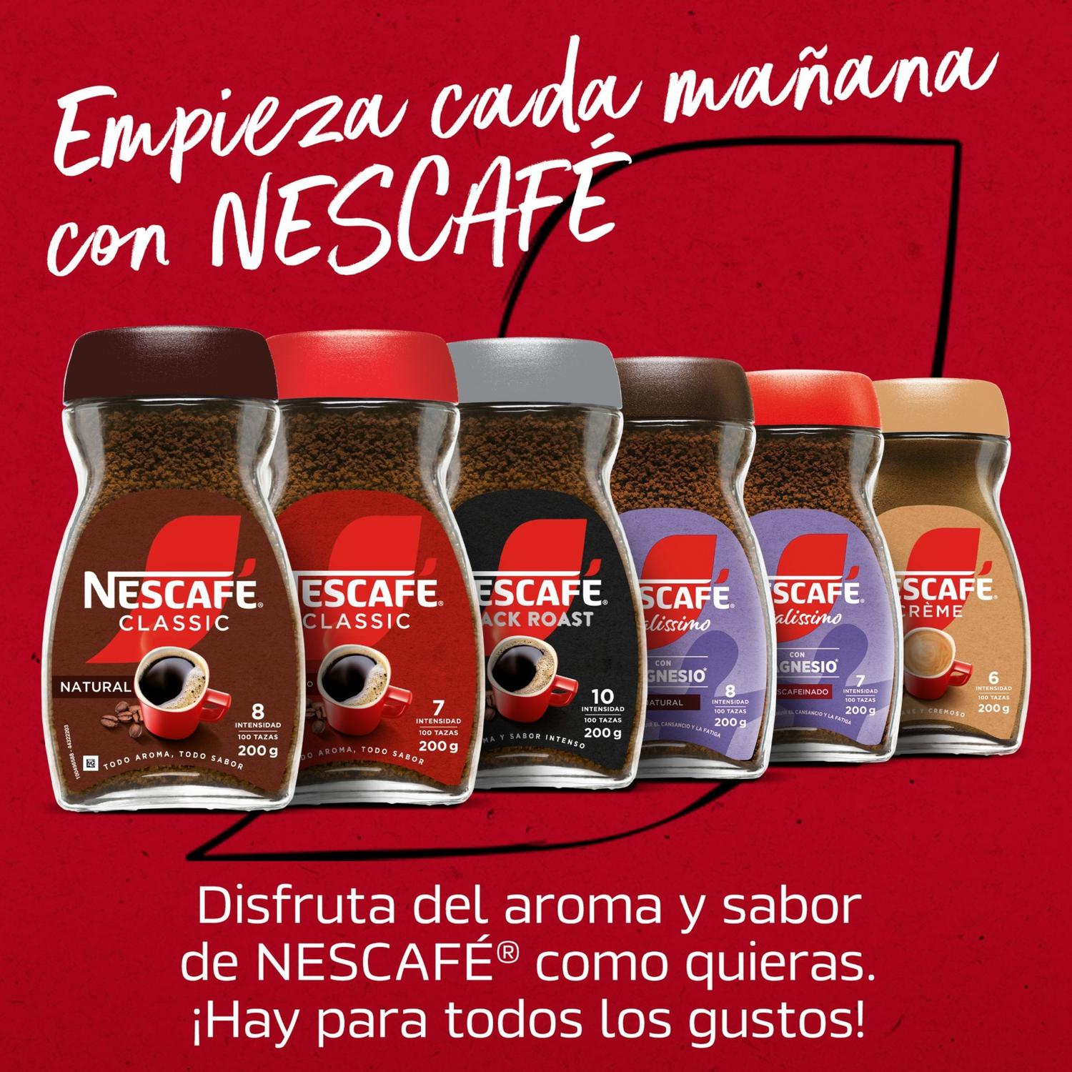 Café soluble natural Nescafé Classic 300 g.