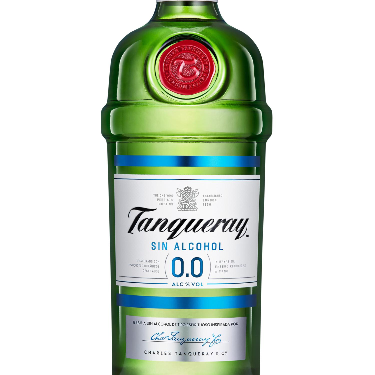 Ginebra Tanqueray sin alcohol 0.0 70 cl.