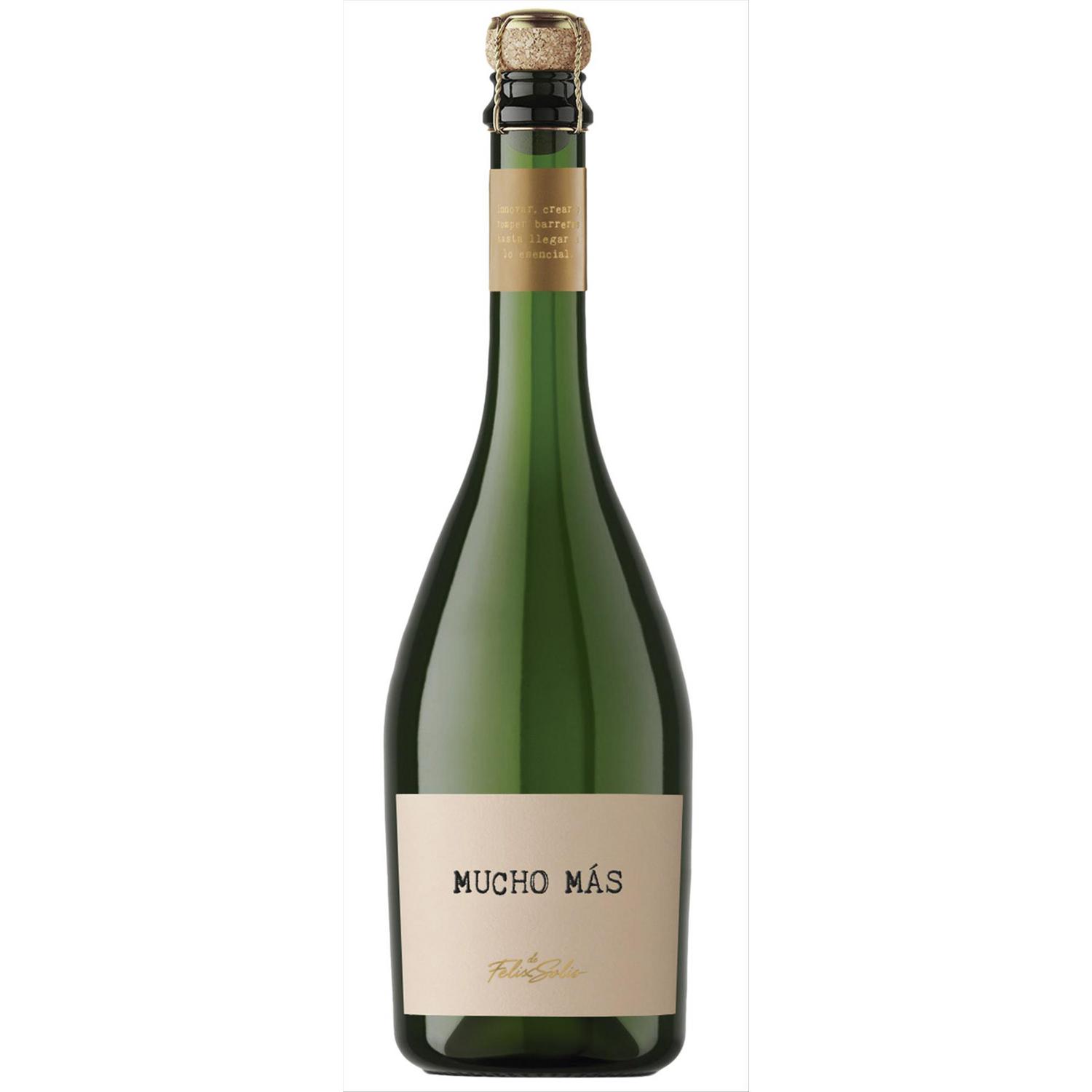 Vino blanco espumoso Mucho Más 75 cl.