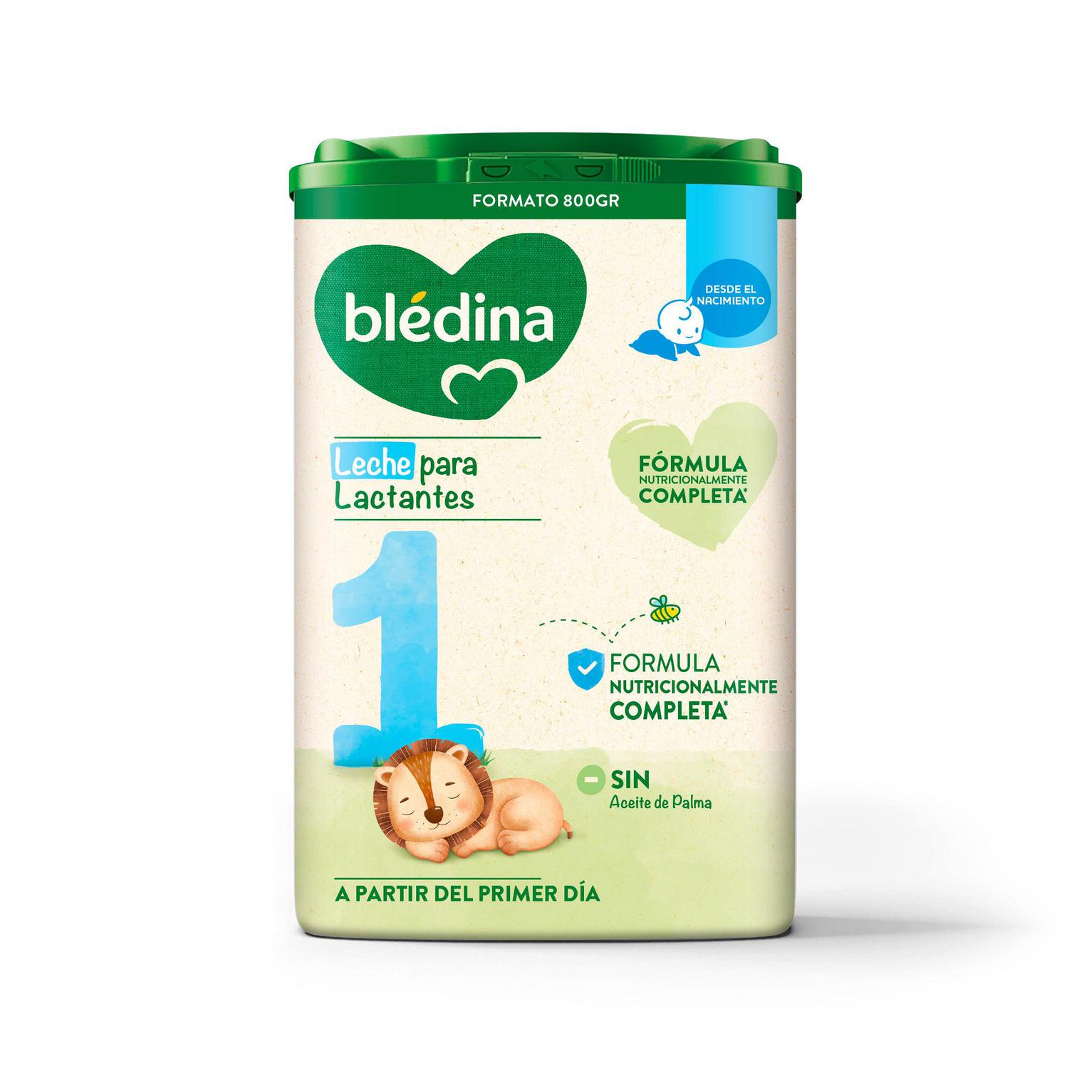 Leche infantil para lactantes en polvo Danone Blédina 1 lata 800 g.