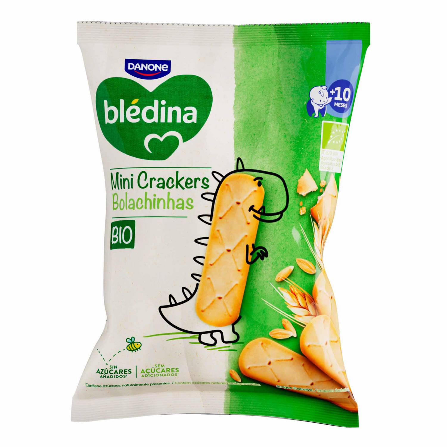 Mini crackers +10 meses ecológico Blédina sin azúcares añadidos 30 g.