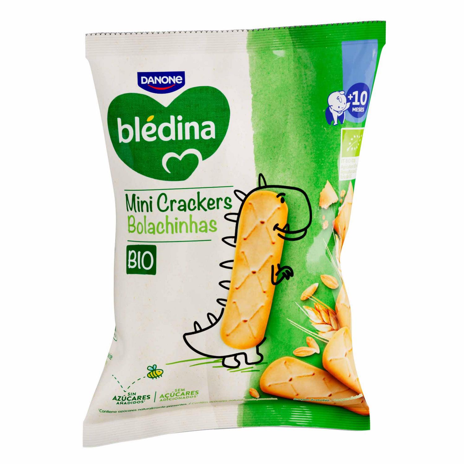 Mini crackers +10 meses ecológico Blédina sin azúcares añadidos 30 g.