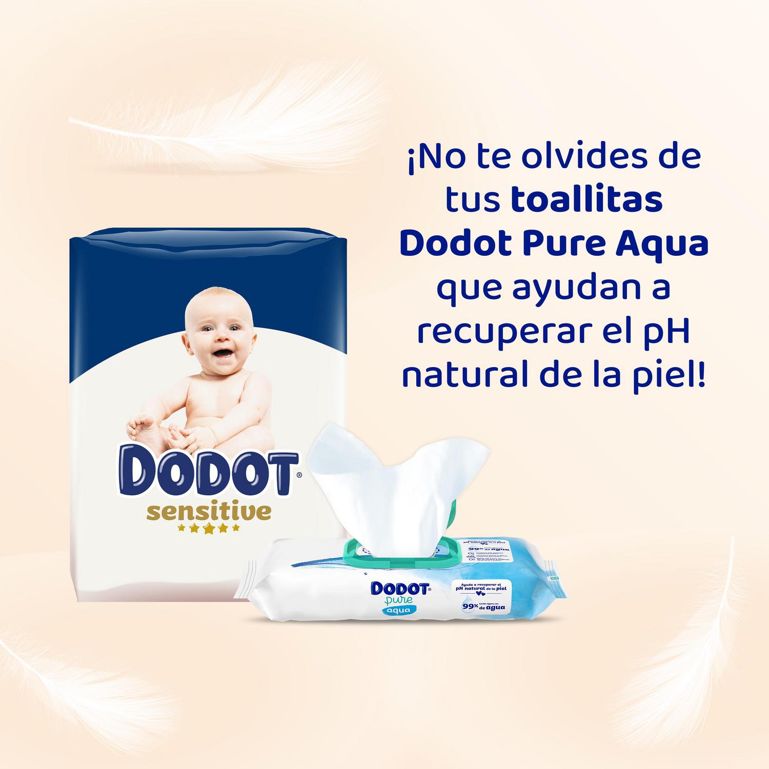 Pañales Dodot Sensitive T2 (4-8 kg) 88 ud.