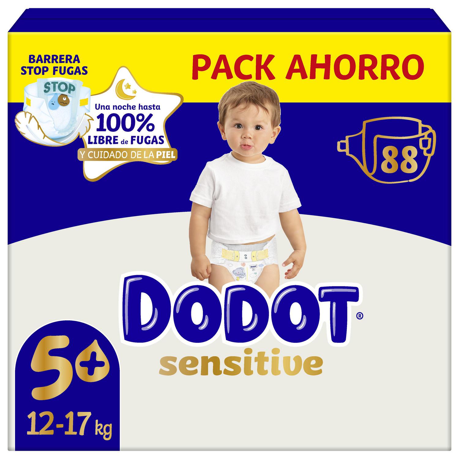 Pañales Dodot Sensitive T5 (12-17 kg) 88 ud.